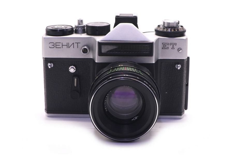 Зенит ЕТ silver kit в упаковке (СССР, 1985)
