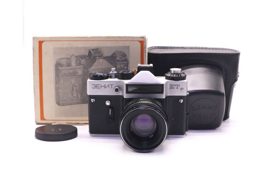 Зенит ЕТ silver kit в упаковке (СССР, 1985)