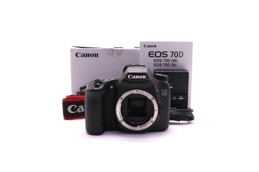 Canon EOS 70D body в упаковке (пробег 5755 кадров)