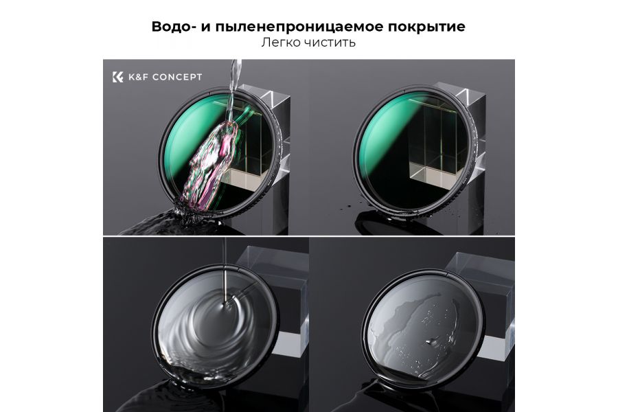 Светофильтр K&F Concept Nano-D MC ND3-ND1000 49mm 