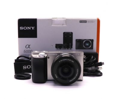 Sony A6000 ILCE-6000 kit в упаковке (пробег 10400 кадров)