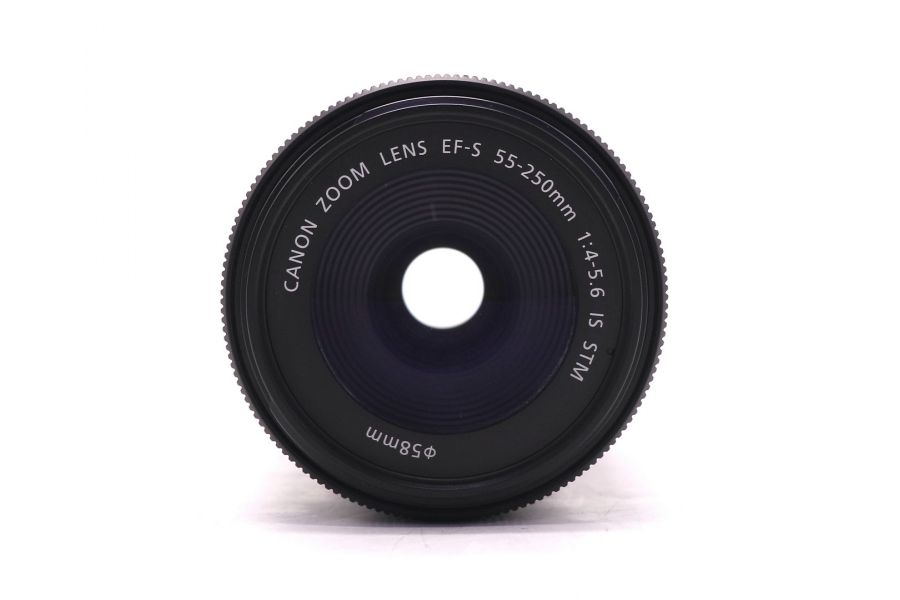 Объектив Canon EF-S 55-250mm f/4-5.6 IS STM в упаковке