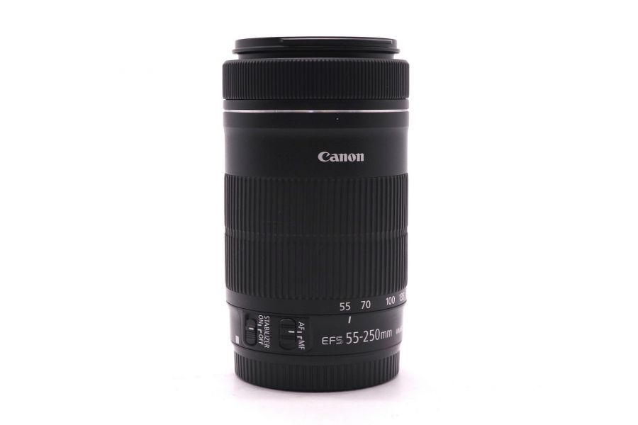 Объектив Canon EF-S 55-250mm f/4-5.6 IS STM в упаковке