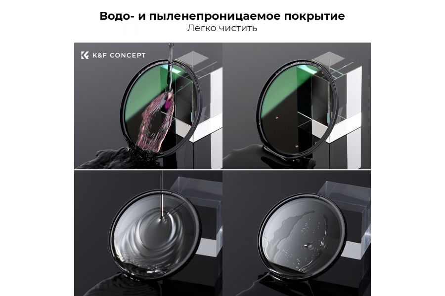 Светофильтр K&F Concept NANO-X-CPL Magnetic 52mm