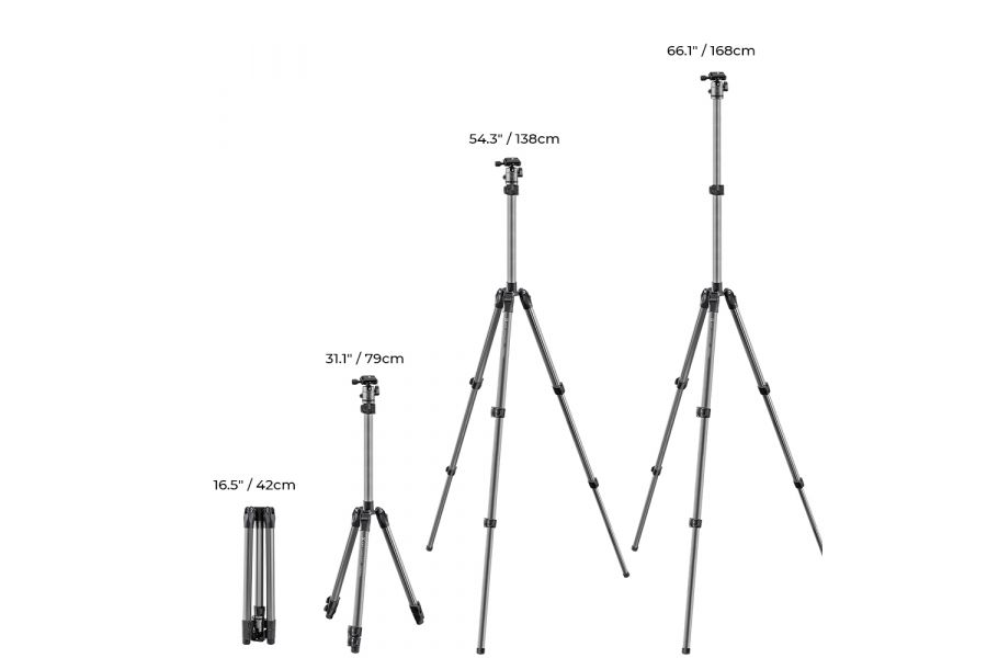 Штатив K&F Concept F263A4 + BH-25C