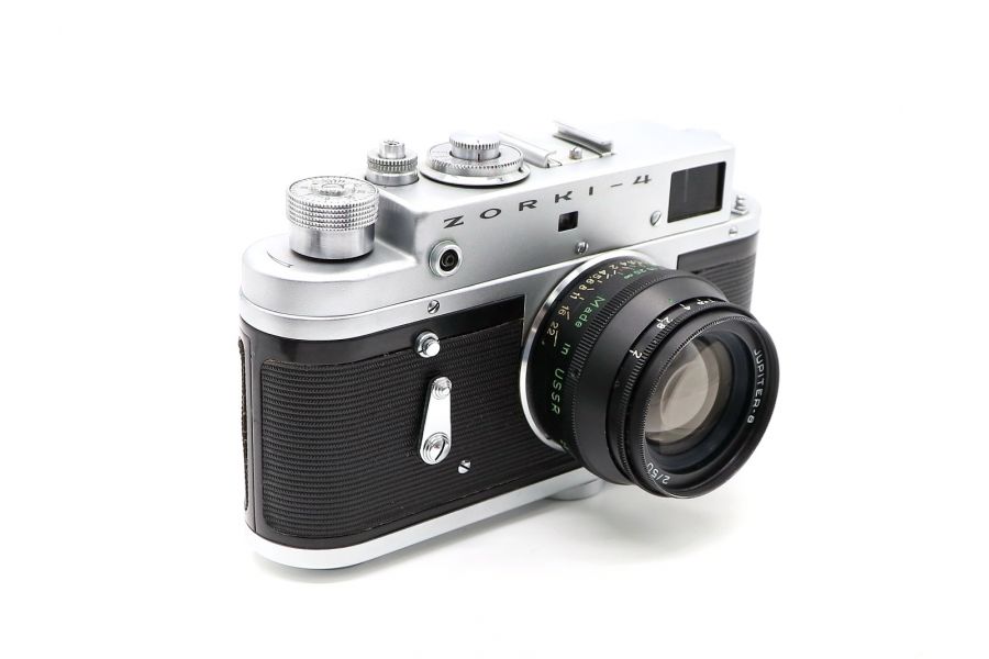 Зоркий 4 + Юпитер-8 black (СССР, 1973г.)