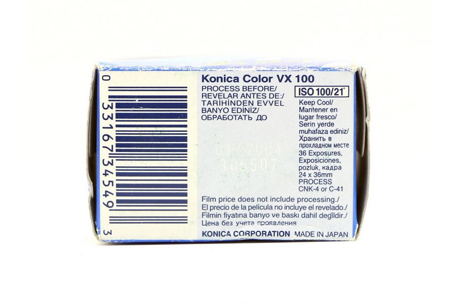 Фотопленка Konica VX 100 (135/36)