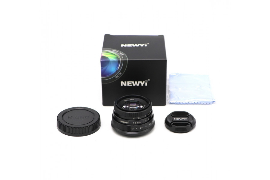 Newyi 35mm f/1.6 II Black Micro 4/3
