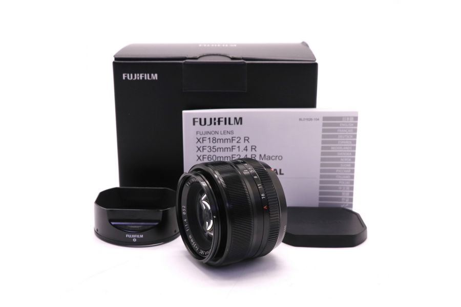 Fujifilm XF 35mm f/1.4 R X-Mount в упаковке