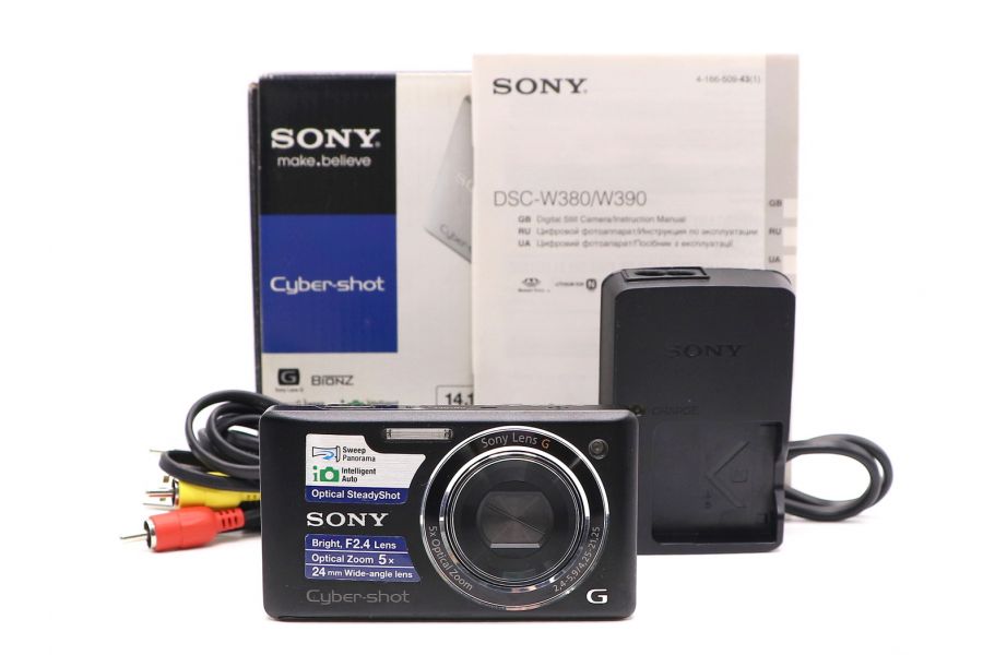 Sony DSC-W380 в упаковке