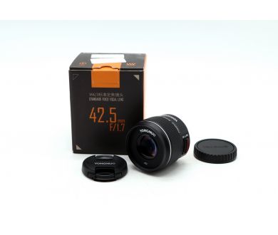 Yongnuo 42.5mm f/1.7 MFT в упаковке