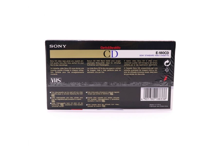 Видеокассета Sony VHS E-180CD
