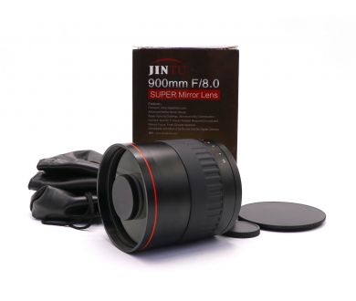 Jintu 900mm f8.0 MF Mirror Telephoto Lens в упаковке