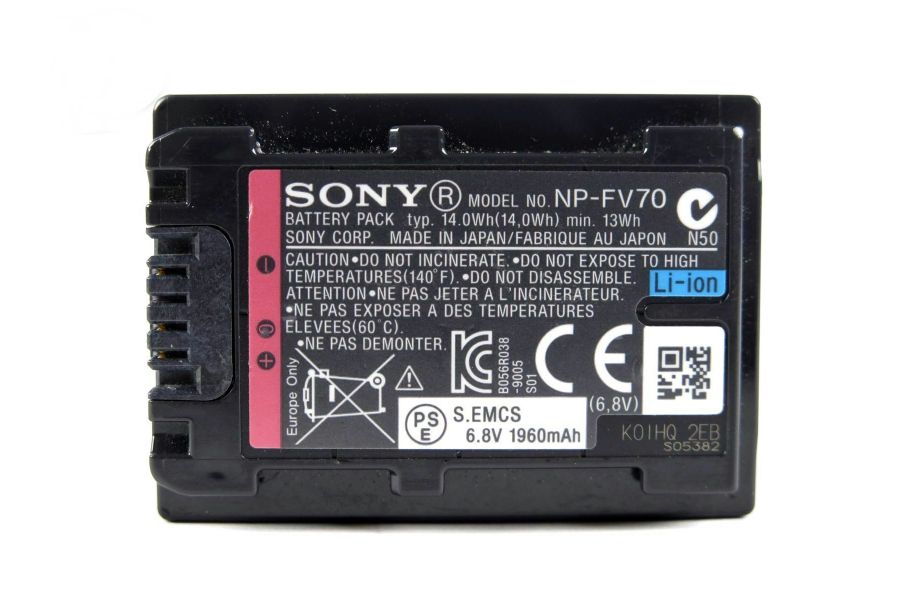 Зарядное устройство Sony BC-TRV + аккумулятор NP-FV50