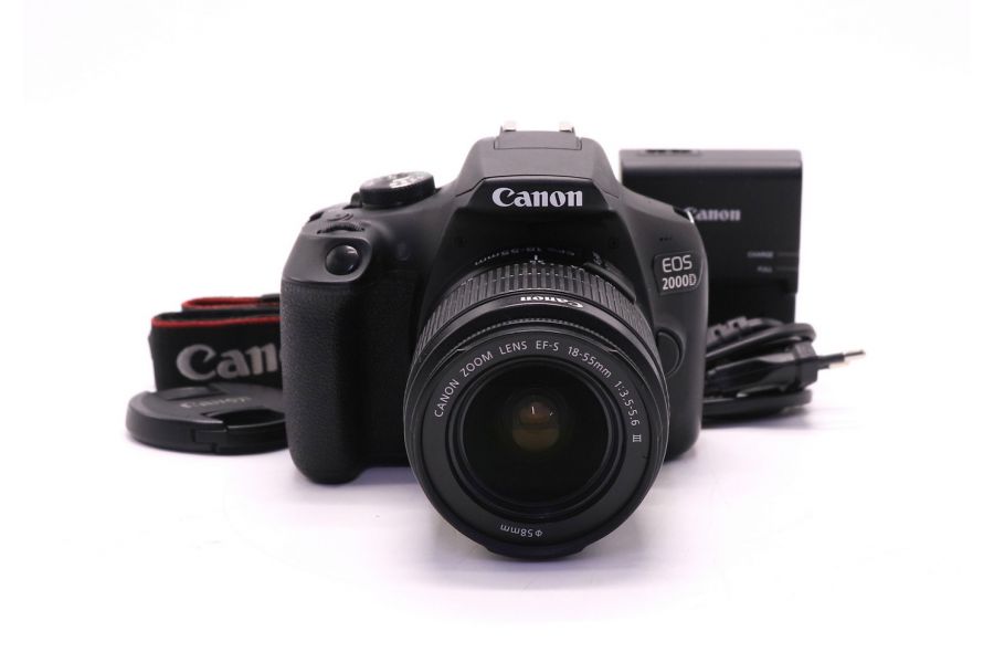 Canon EOS 2000D kit (пробег 23600 кадров)