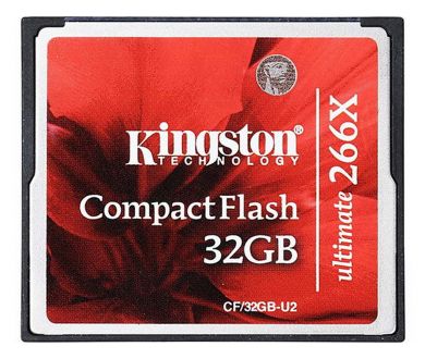 Флеш карта Compact Flash Kingston 32GB 266X