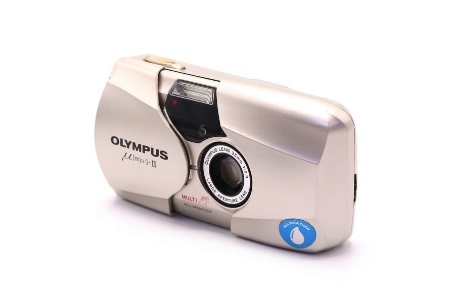 Компактный плёночный Olympus mju II в упаковке