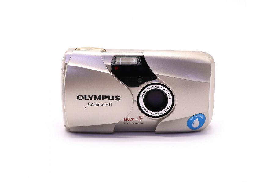 Компактный плёночный Olympus mju II в упаковке