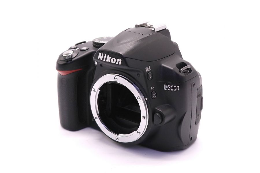 Nikon D3000 body (пробег 25000 кадров)