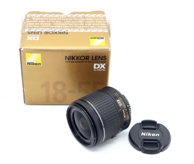 Nikon 18-55mm f/3.5-5.6G AF-P VR DX Nikkor в упаковке (Thailand, 2020)