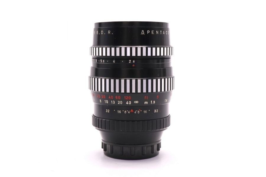 Объектив Pentacon 2.8/135 M42 15 лепестков зебра