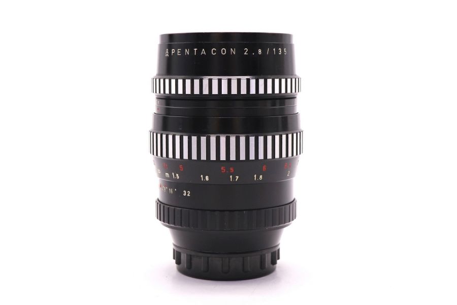 Объектив Pentacon 2.8/135 M42 15 лепестков зебра