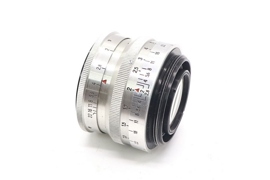 Biotar 2/58 T M42 CZJ 17-ти лепестковый silver