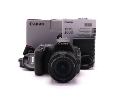 Купить Canon EOS 200D kit в упаковке (пробег 23900 кадров) Canon EOS 200D kit в упаковке (пробег 23900 кадров)