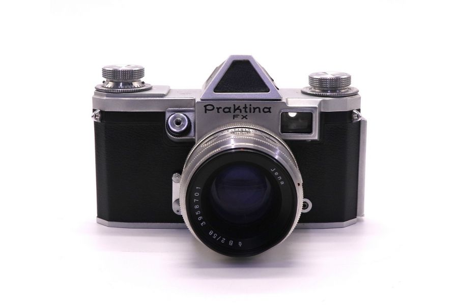 Praktina FX + Biotar 2/58 (Germany, 1955)