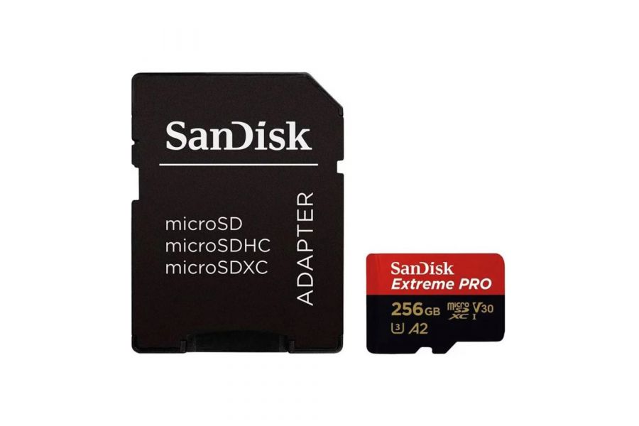 Карта памяти micro SDXC 256GB Sandisk Extreme Pro UHS-I U3 V30 A2