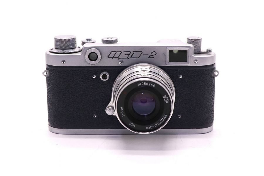 Фэд 2 + Индустар-26М синий в упаковке (СССР)