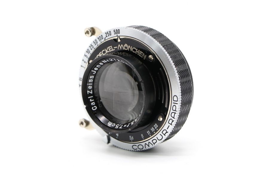 Compur-Rapid + Triotar 3.5/75mm CZJ