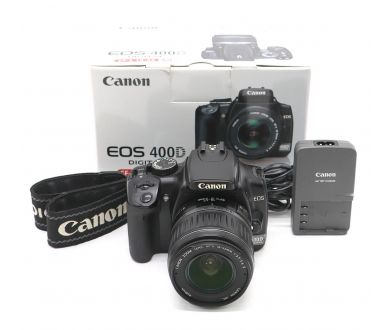 Canon EOS 400D kit 18-55mm f/3.5-5.6 II в упаковке