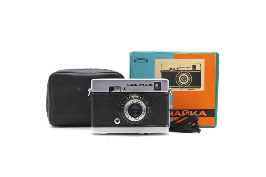 Чайка + Индустар-69 в упаковке (СССР, 1961)