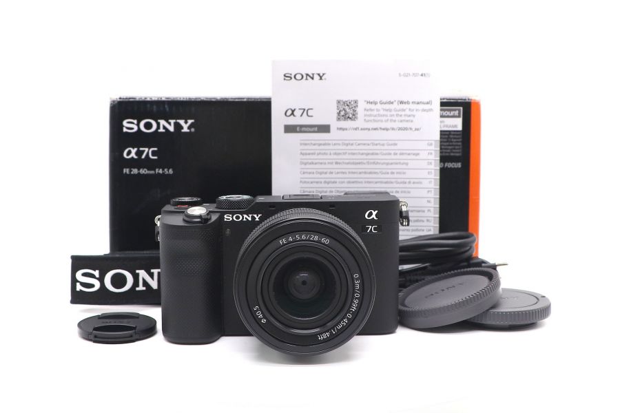 Sony A7C ILCE-7C kit в упаковке (пробег 3440 кадров)