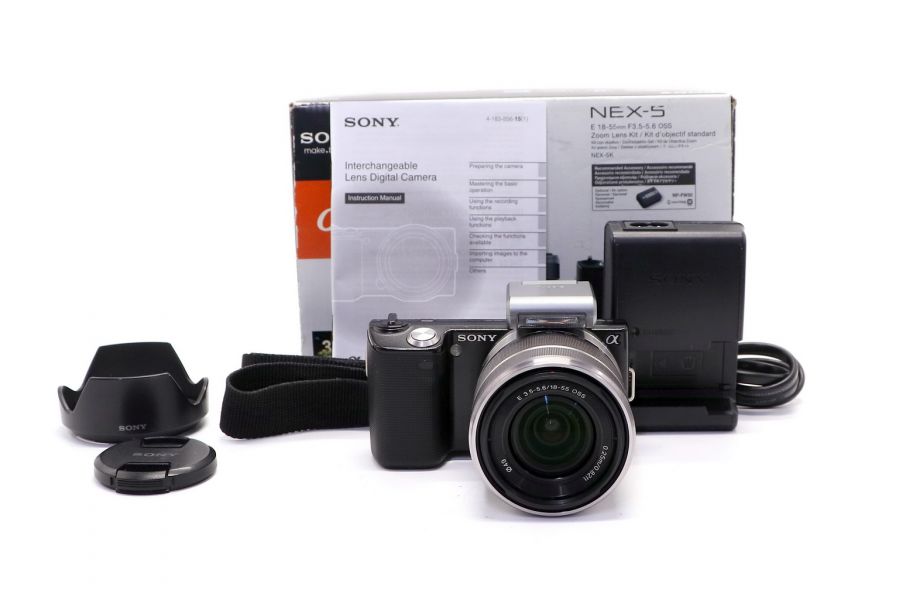 Sony Nex-5 kit в упаковке (пробег 26455 кадров)