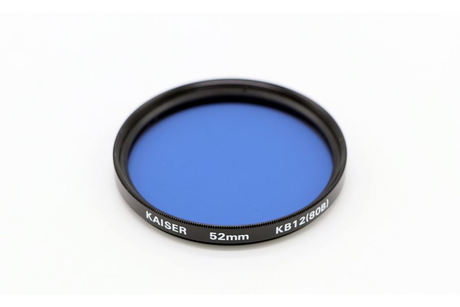 Светофильтр Kaiser KB12 (80B) 52mm