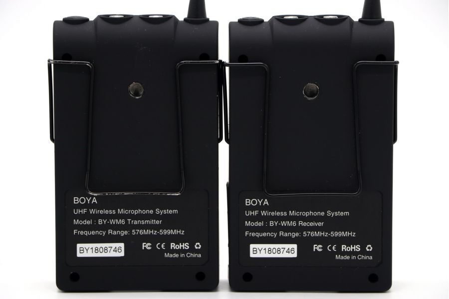 Беспроводная микрофонная УВЧ-система Boya BY-WM6