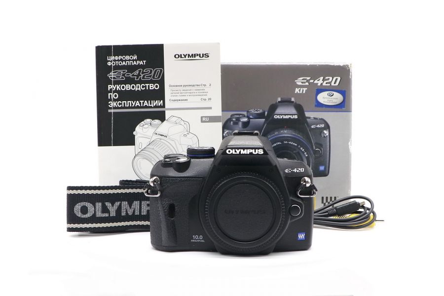 Olympus E-420 body в упаковке (пробег 23000 кадров)