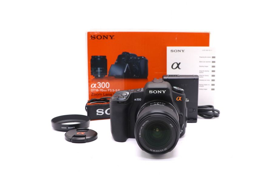 Sony A300 kit в упаковке