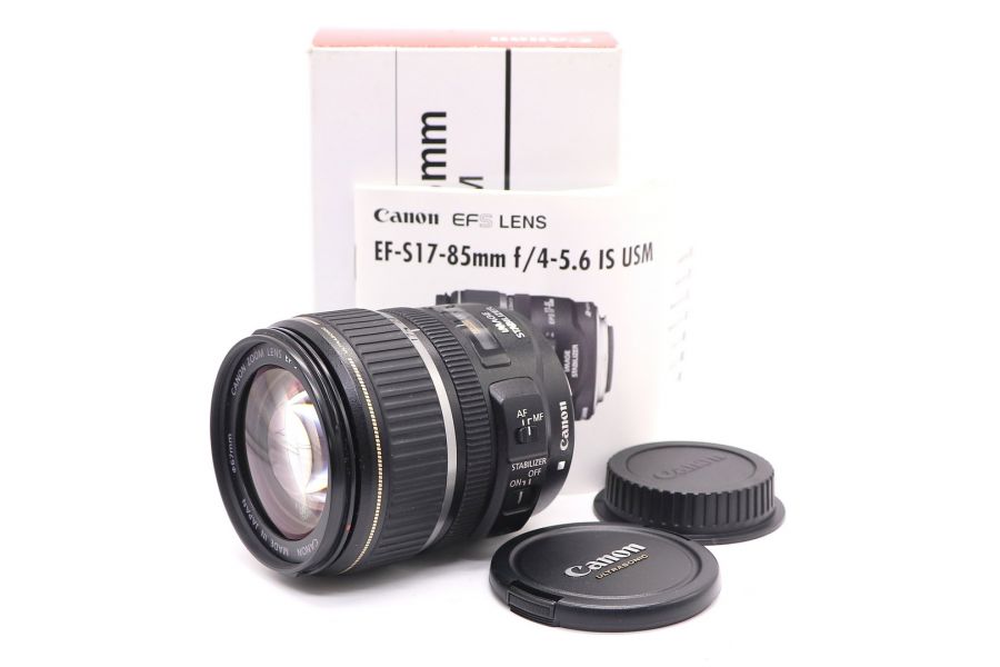Canon EF-S 17-85mm f/4-5.6 IS USM в упаковке