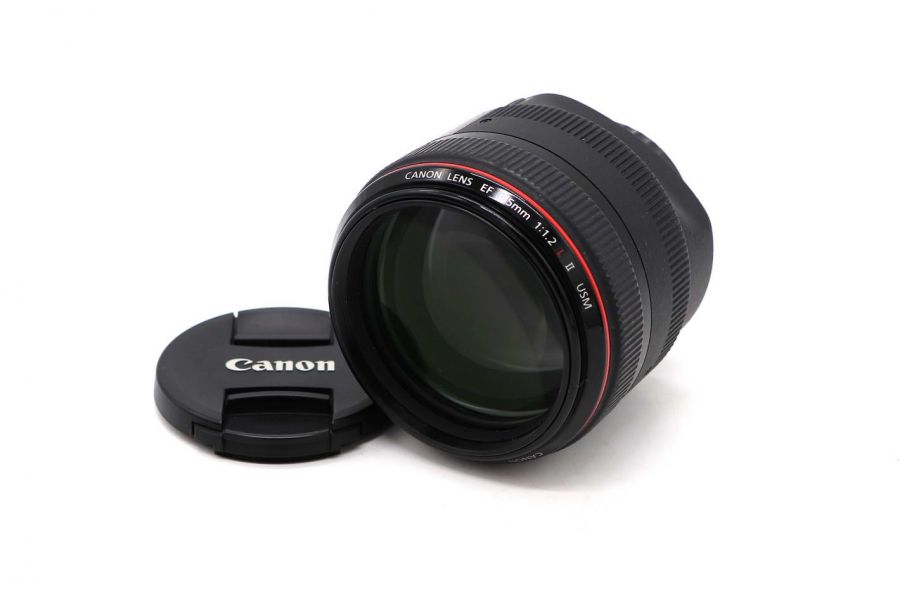 Canon EF 85mm f/1.2L II USM в упаковке
