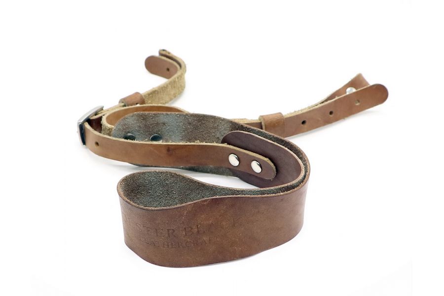 Ремень кожаный Olster Black