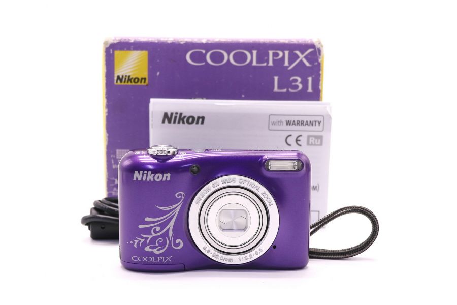 Nikon Coolpix L31 в упаковке