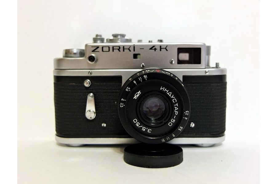 Зоркий 4К + Индустар-50 3,5/50 (КМЗ, 1976)