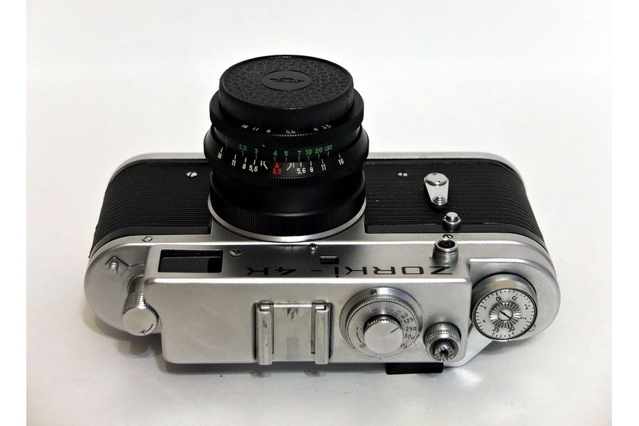 Зоркий 4К + Индустар-50 3,5/50 (КМЗ, 1976)