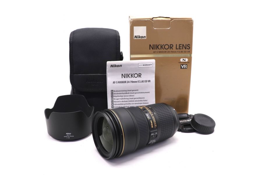 Nikon 24-70mm f/2.8E ED VR AF-S Nikkor в упаковке