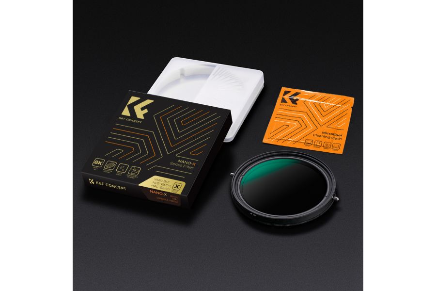 Светофильтр K&F Concept Nano-X CPL + Variable ND2-ND32 52mm