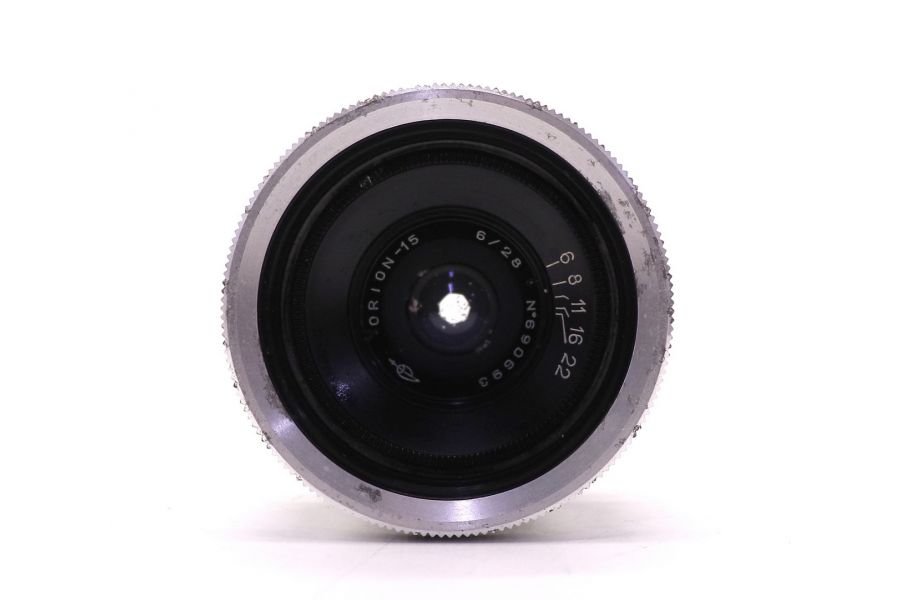 Объектив Орион-15 6/28мм М39 (СССР, 1969г.)