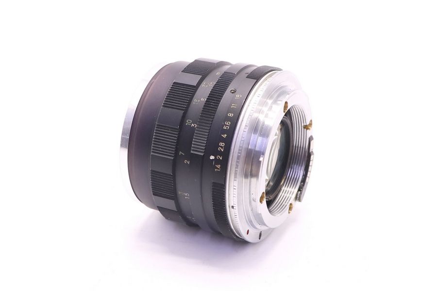 Minolta MC Auto Rokkor-PF 58mm f/1.4 переделка Canon EF
